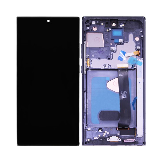 Touch+Display+Frame Samsung Galaxy Note 20 Ultra (Big Glass) Black Touch+Display+Frame Samsung Galaxy Note 20 Ultra (Big Glass) Black